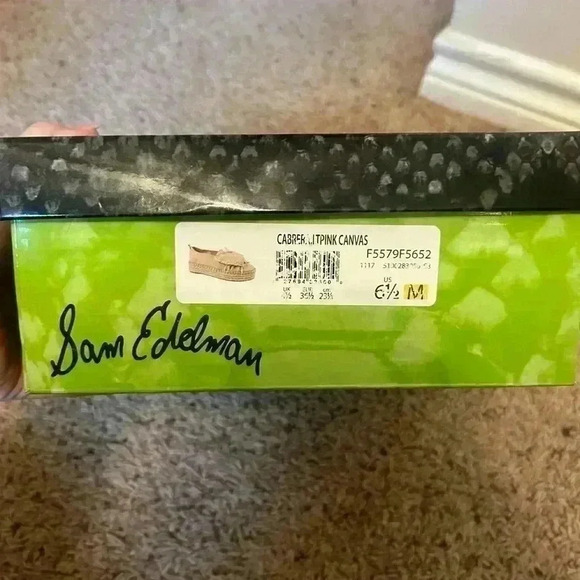 NWT- Sam Edelman shoes size 6.5 light pink and cream - Picture 1 of 7